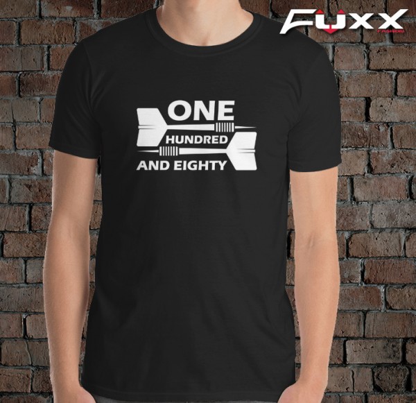 Dart Shirt " ONE HUNDRED AND EIGHTY " Schriftzug