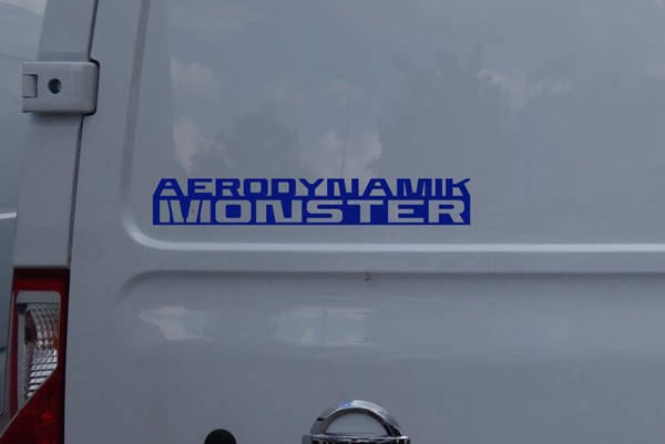 Transporter " AERODYNAMIK MONSTER " Sticker Lustig